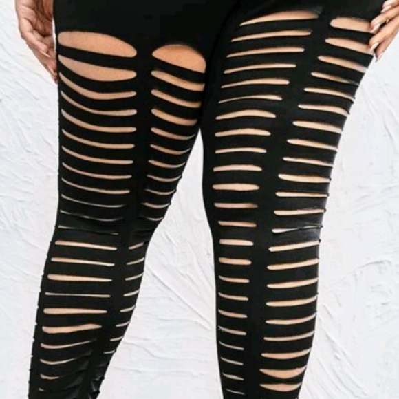 ➕LADIES BURNOUT LEGGINGS - Picture 2 of 3
